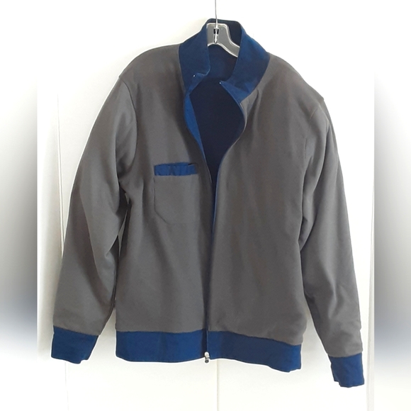 UNDER ARMOUR Infrared Storm Coldgear Fleece Lined Blue Cotton Blend Jacket Sz XL - Picture 5 of 8